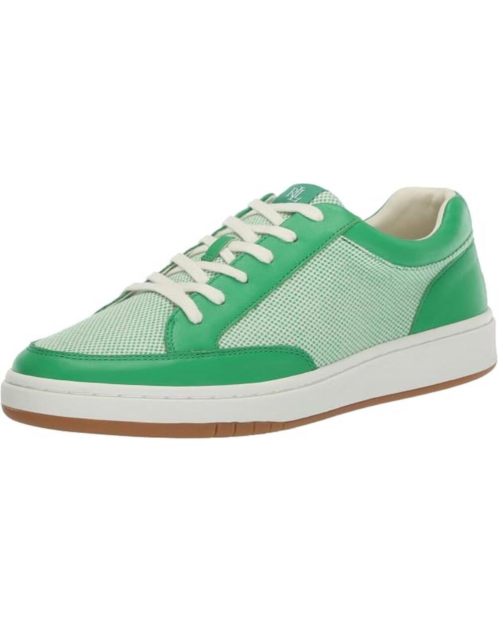 NEW RALPH LAUREN women's hailey sneaker shoes in green